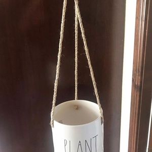 Rae Dunn PLANT Hanging Planter Large Letters